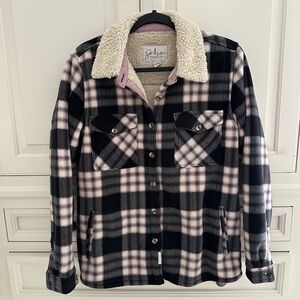 Soho Threads Cream Sherpa Jacket s/p